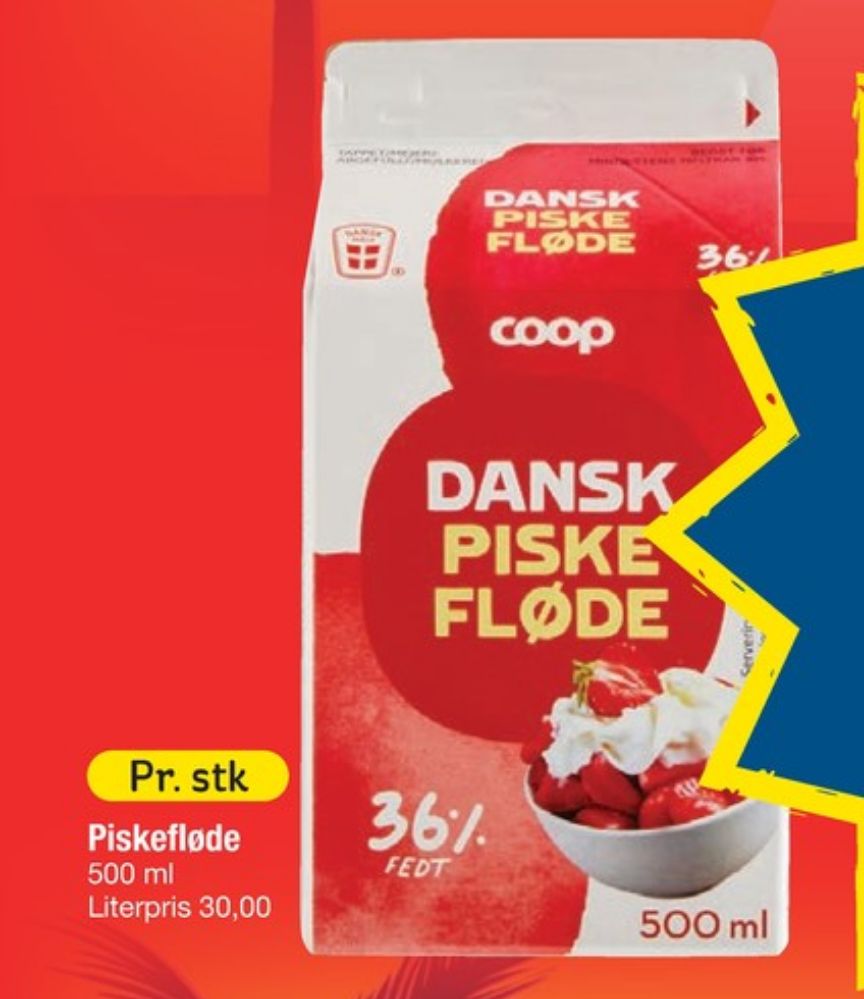 Coop, Piskefløde 36%