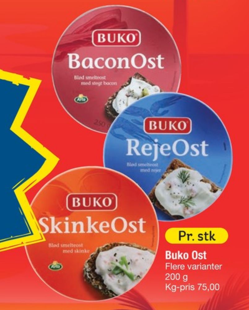 Buko Smelte, Smøreost Baconost
