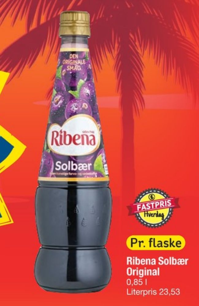 Ribena, Solbær Frugtsaft