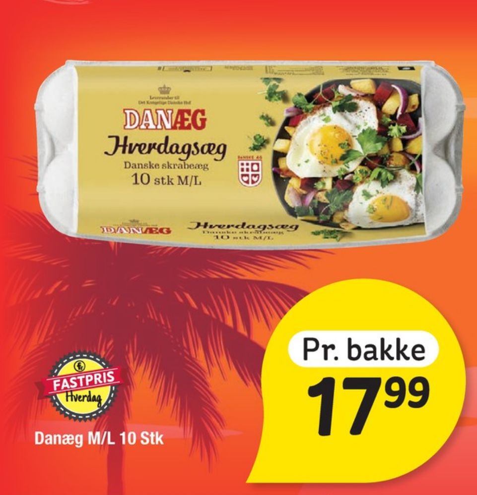 Danæg, Frilandsæg S/M/L