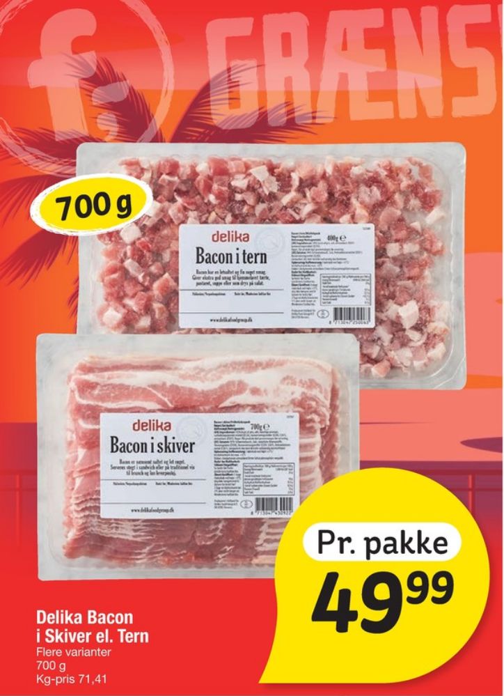 Delika, Bacontern
