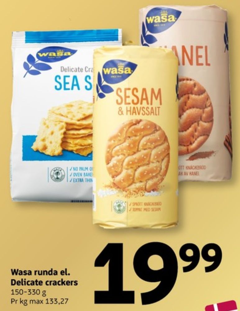 Wasa, Kanel knækbrød