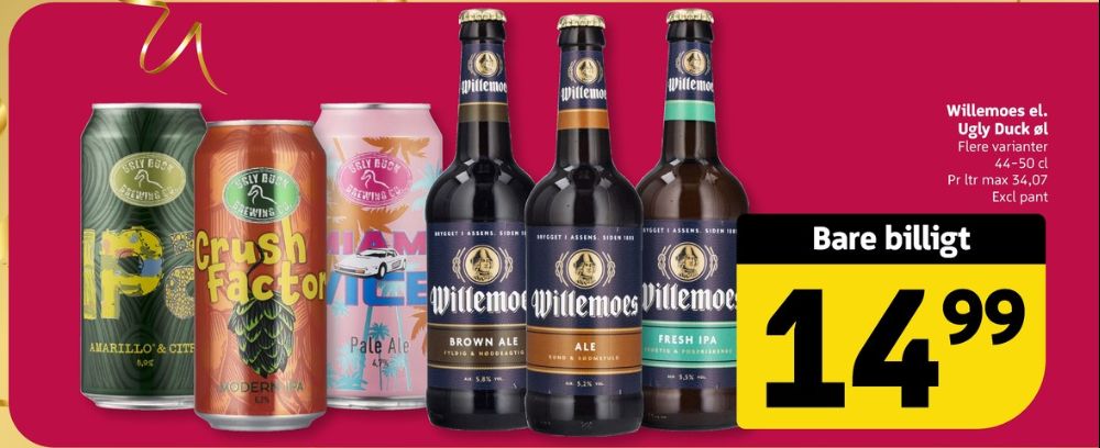 Willemoes Ale, Specialøl