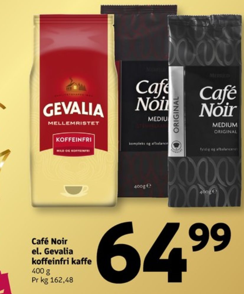 Gevalia Koffeinfri, Kaffe Formalet