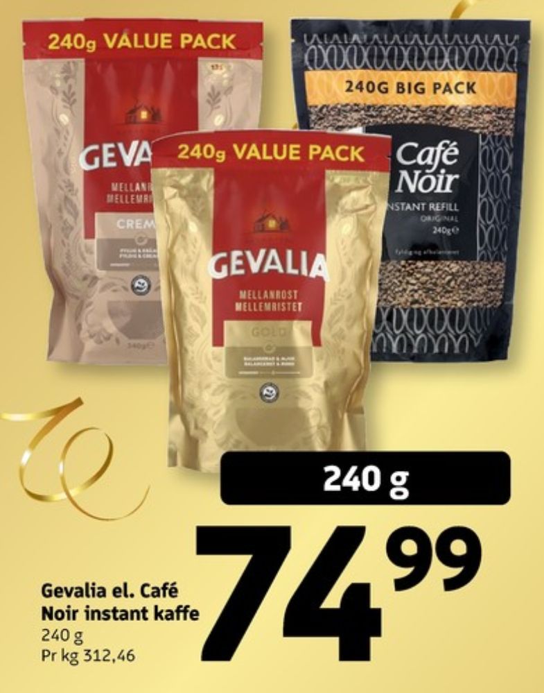 Gevalia Crema, Instant Kaffe