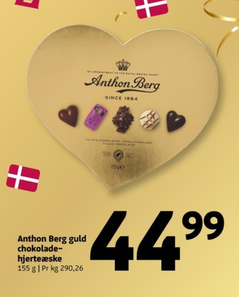Anthon Berg Hjerteæske, Dessertchokolade