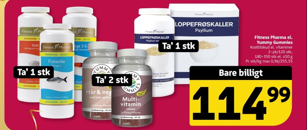 Fitness Pharma, Fiskeolie