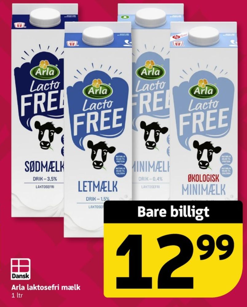 Arla Lacto FREE, Sødmælk