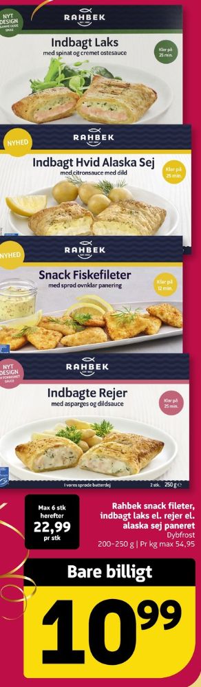 Rahbek, Indbagte Rejer med Asparges og Dildsauce