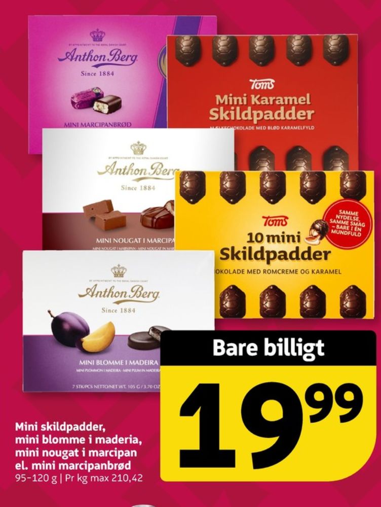 Anthon Berg, Marcipanbrød