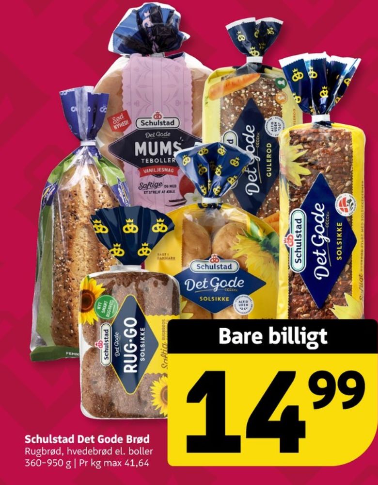 Schulstad Det Gode, Solsikkerugbrød