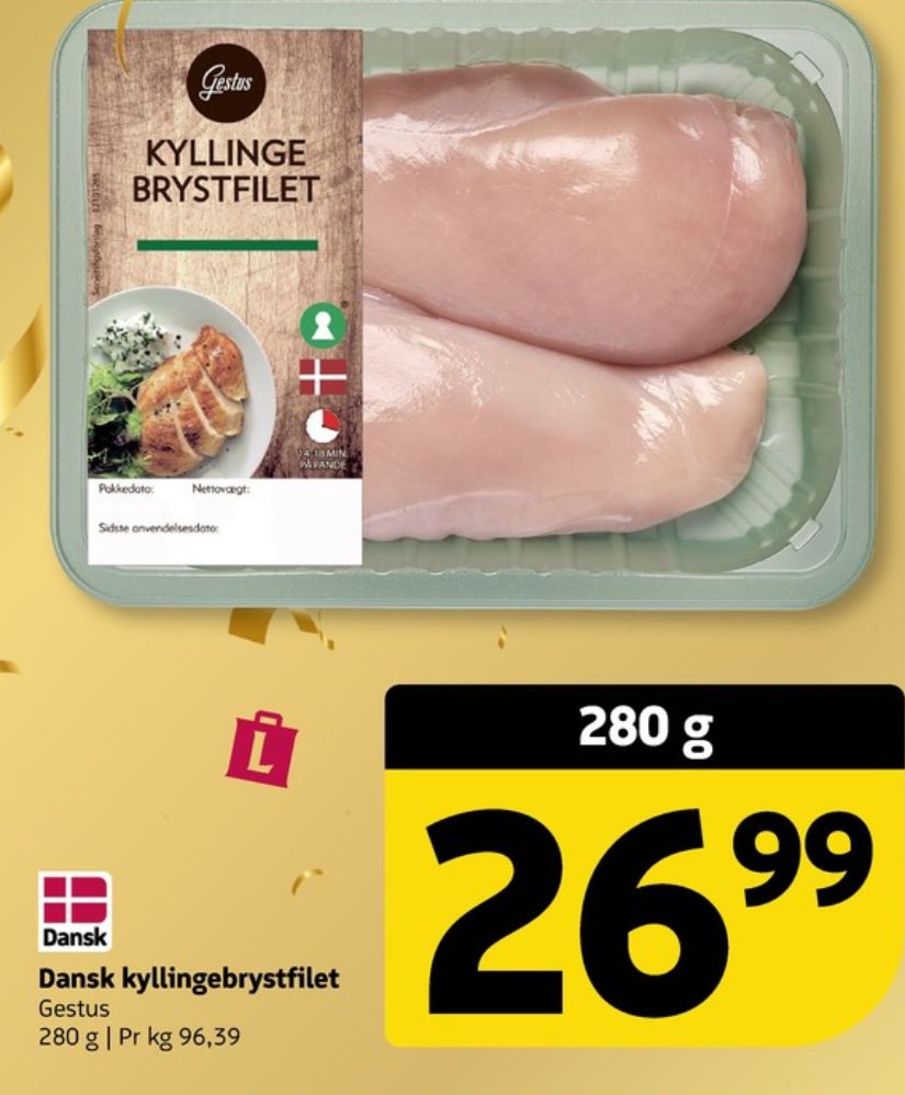 Gestus, Kyllingebrystfilet