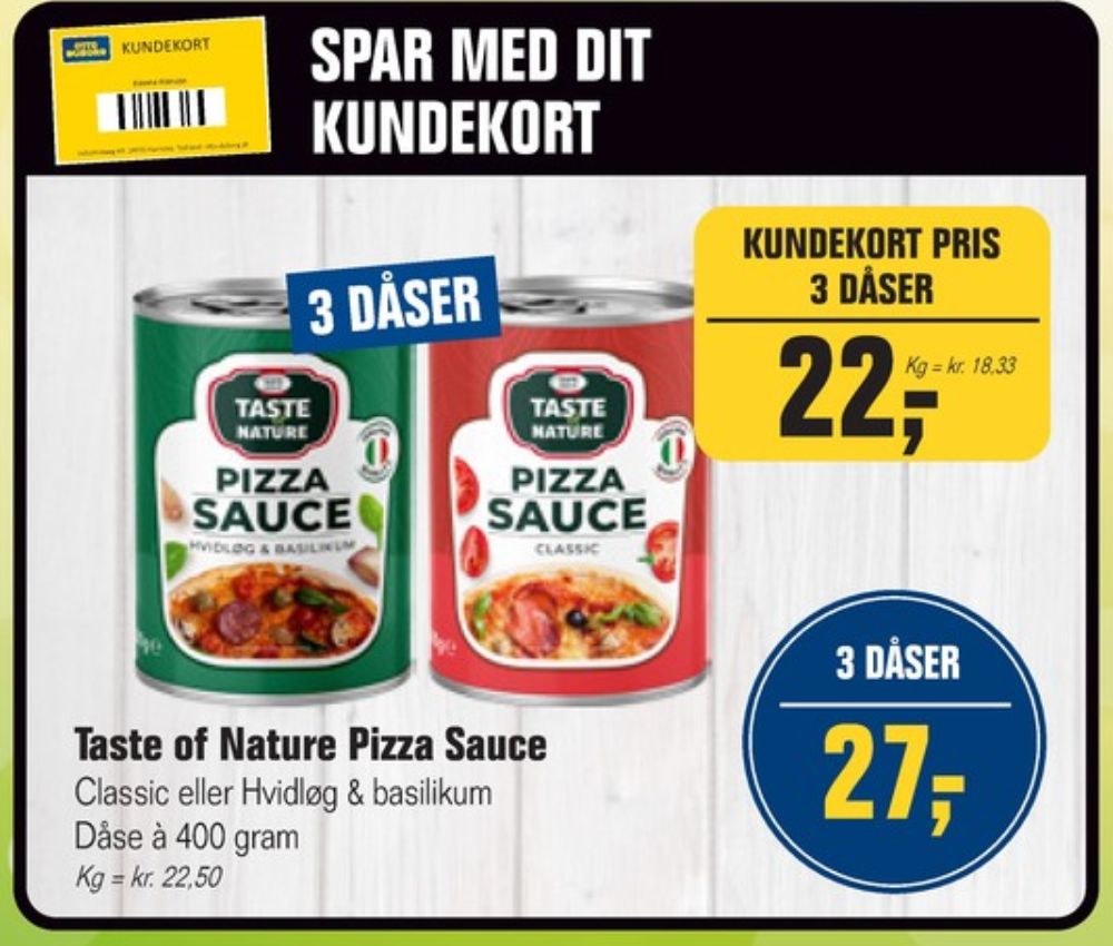 Taste of Nature, Pizzasauce Classic