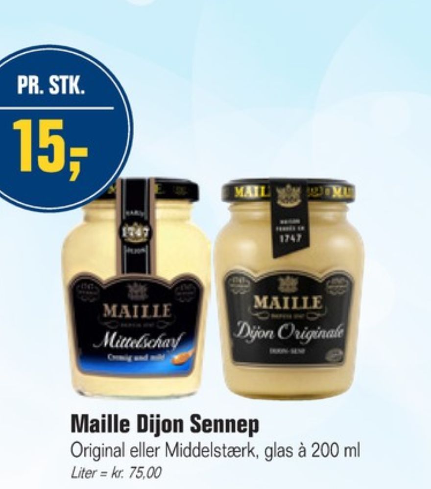 Maille, Mittelscharf Sennep