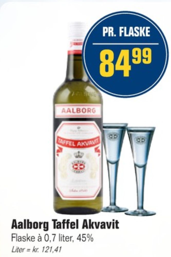 AAlborg Taffel Akvavit, Akvavit