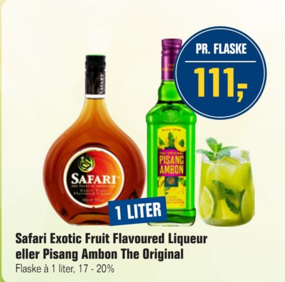 Pisang Ambon, Likør