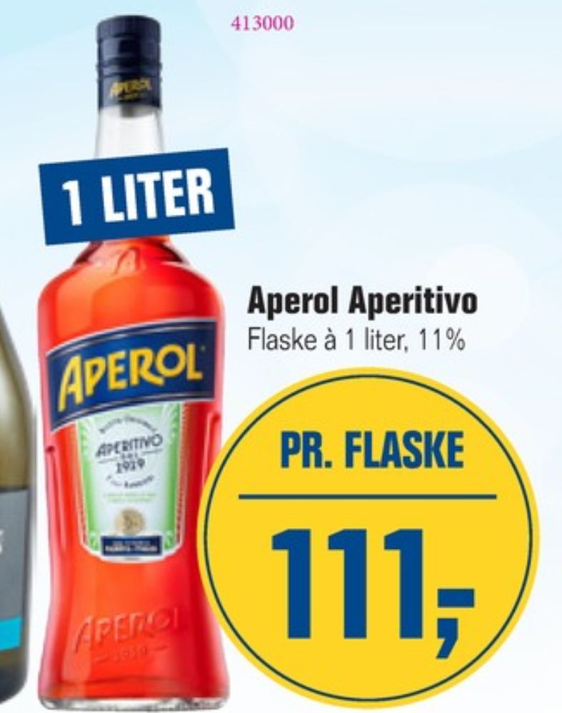 Aperol, Aperitif