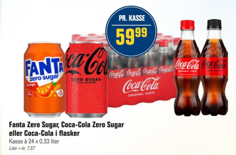 Coca Cola Zero, Cola 24 pk.