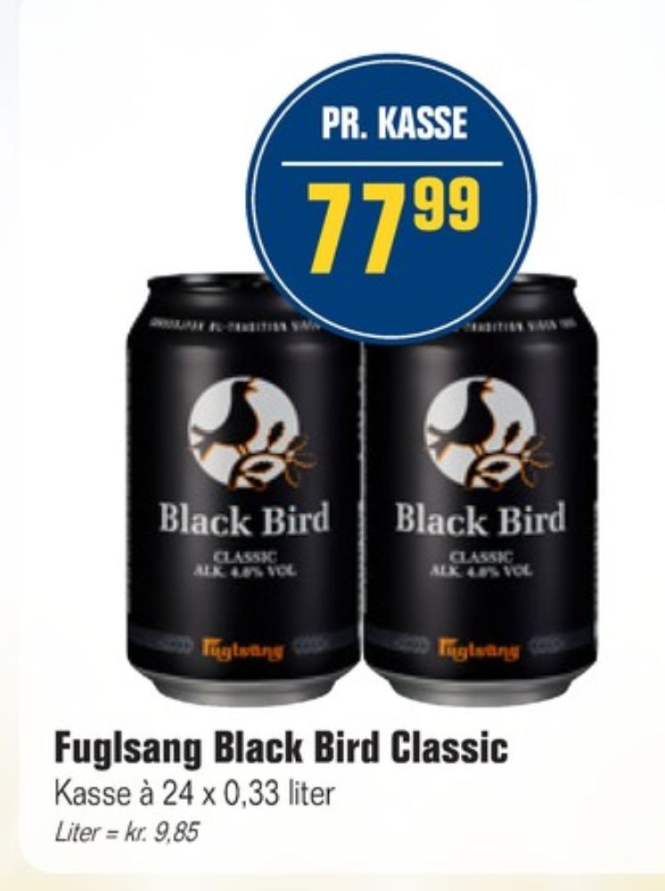 Fuglsang Black Bird, Specialøl 24 pk.