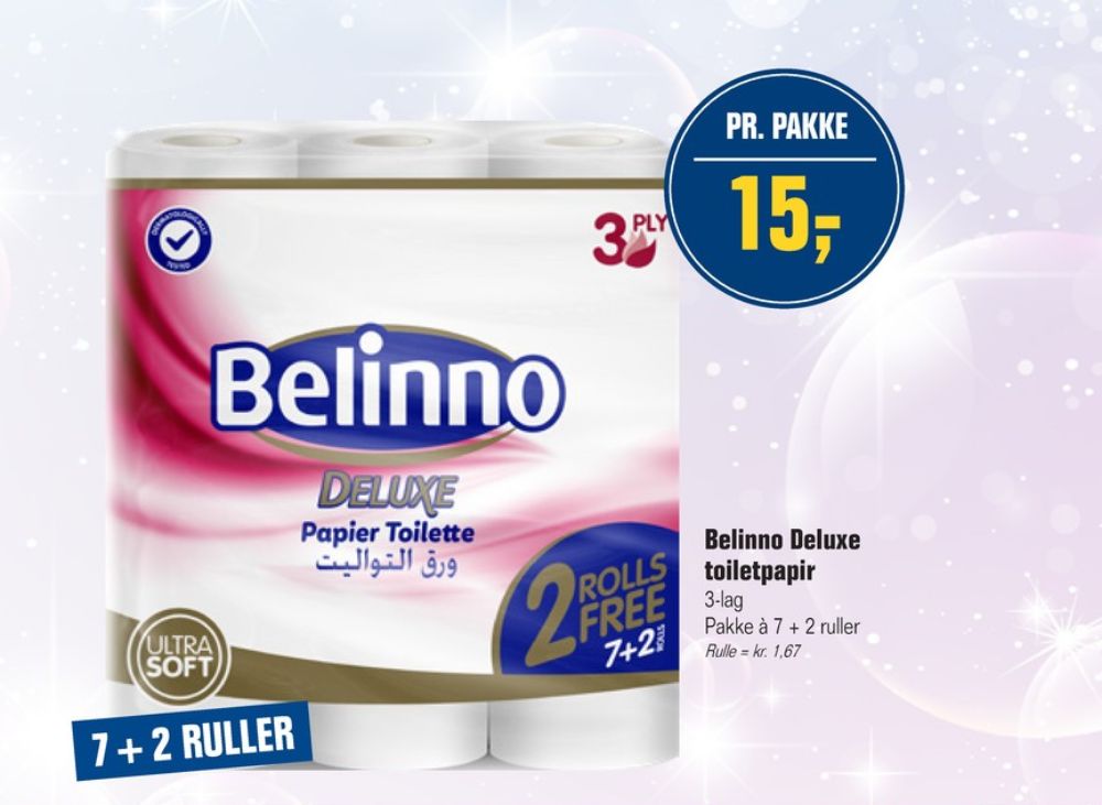 Belinno Deluxe, Toiletpapir