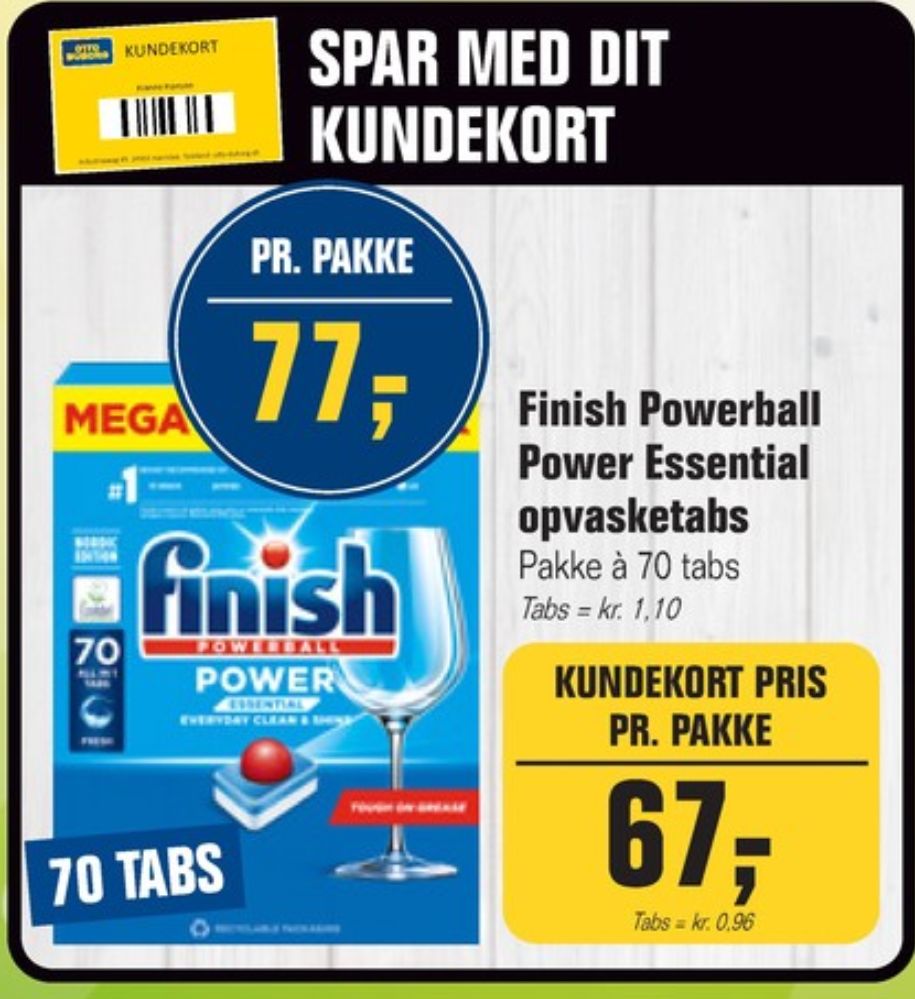 Finish, Maskinopvask-tabs