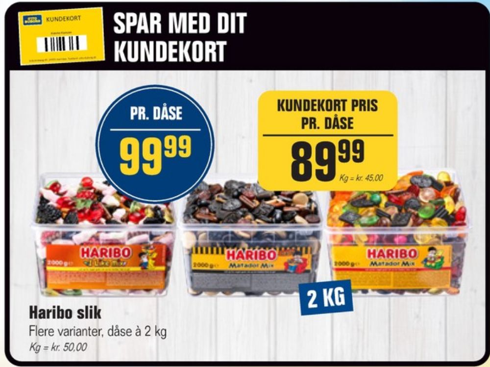 Haribo I Like Mix, Slikbøtter
