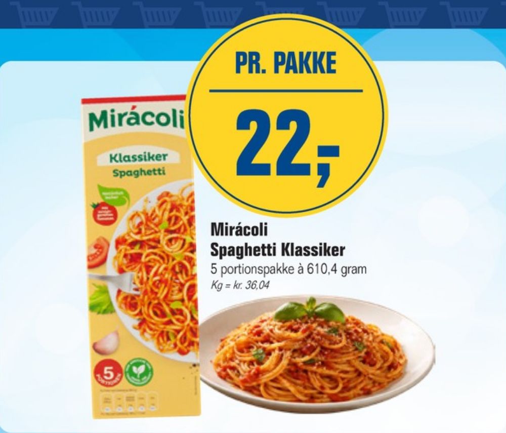 Mirácoli, Spaghetti Klassiker