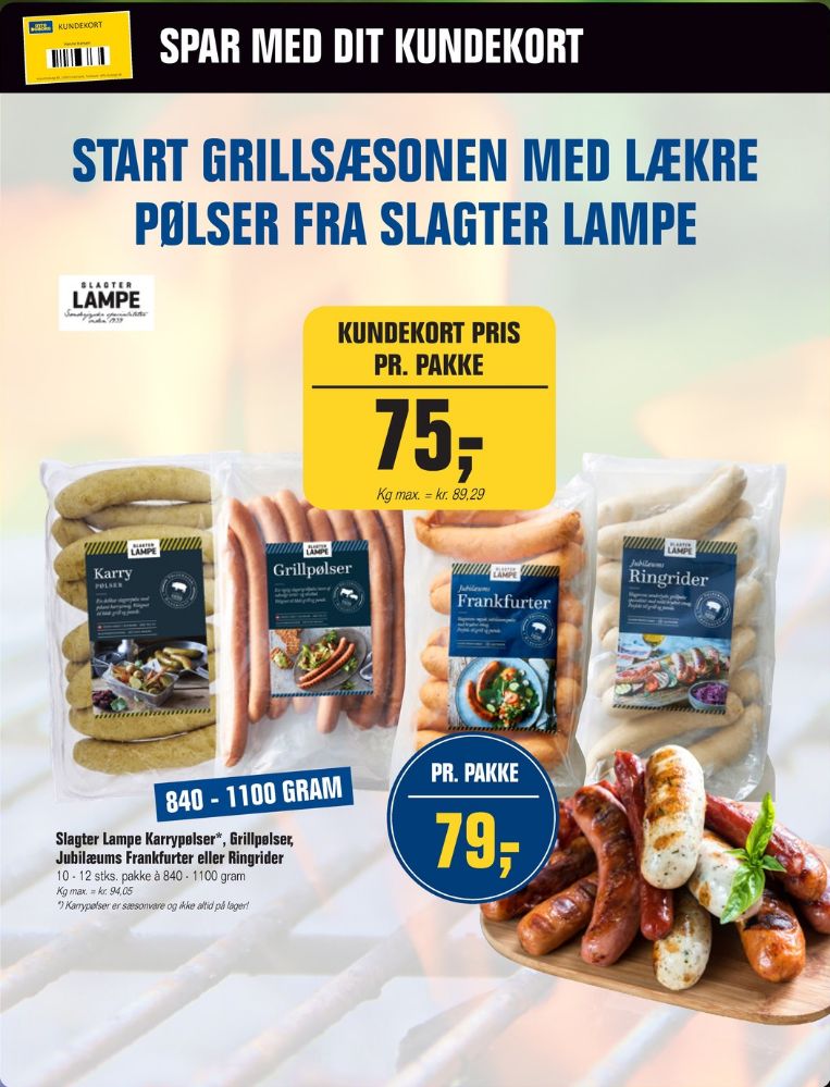 Slagter Lampe, Ringriderpølser