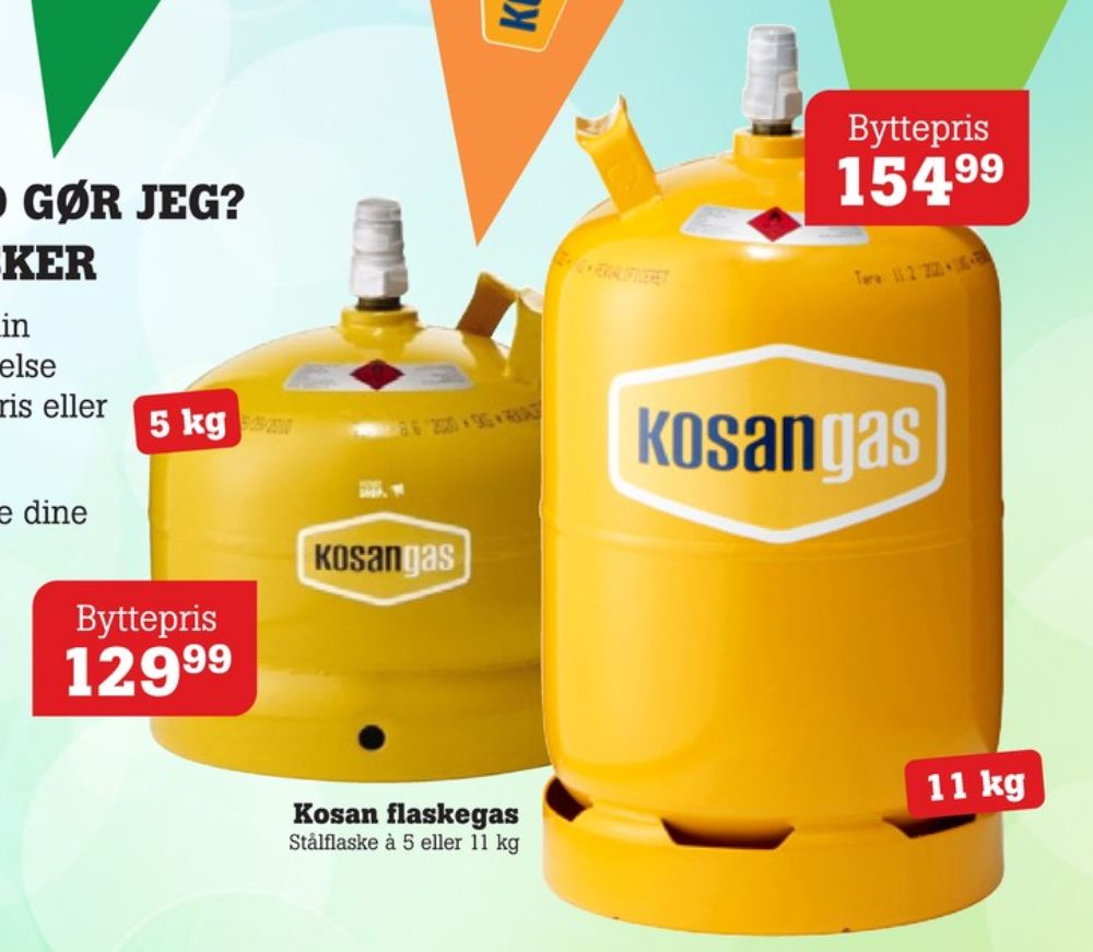 Kosan, Gasflaske
