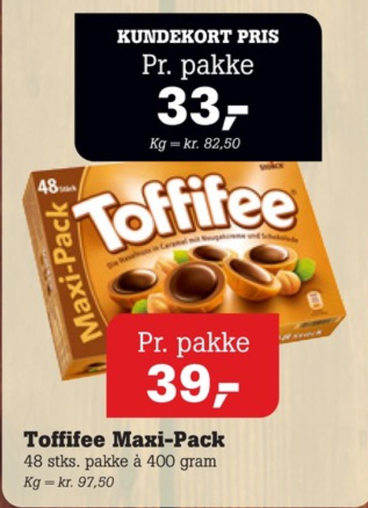 Toffifee, Dessertchokolade