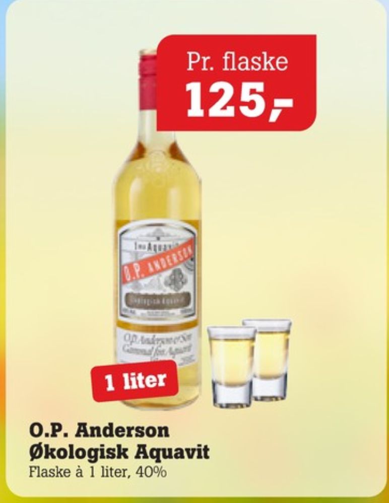 OP Anderson Original, Akvavit