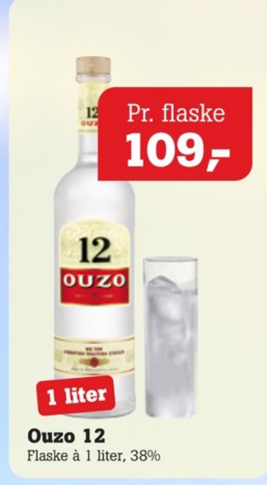 Ouzo 12, Ouzo
