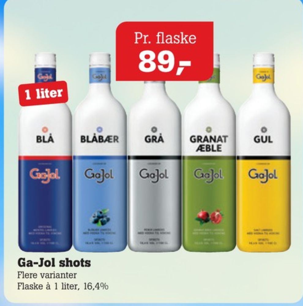 Ga-Jol Granatæble, Shots