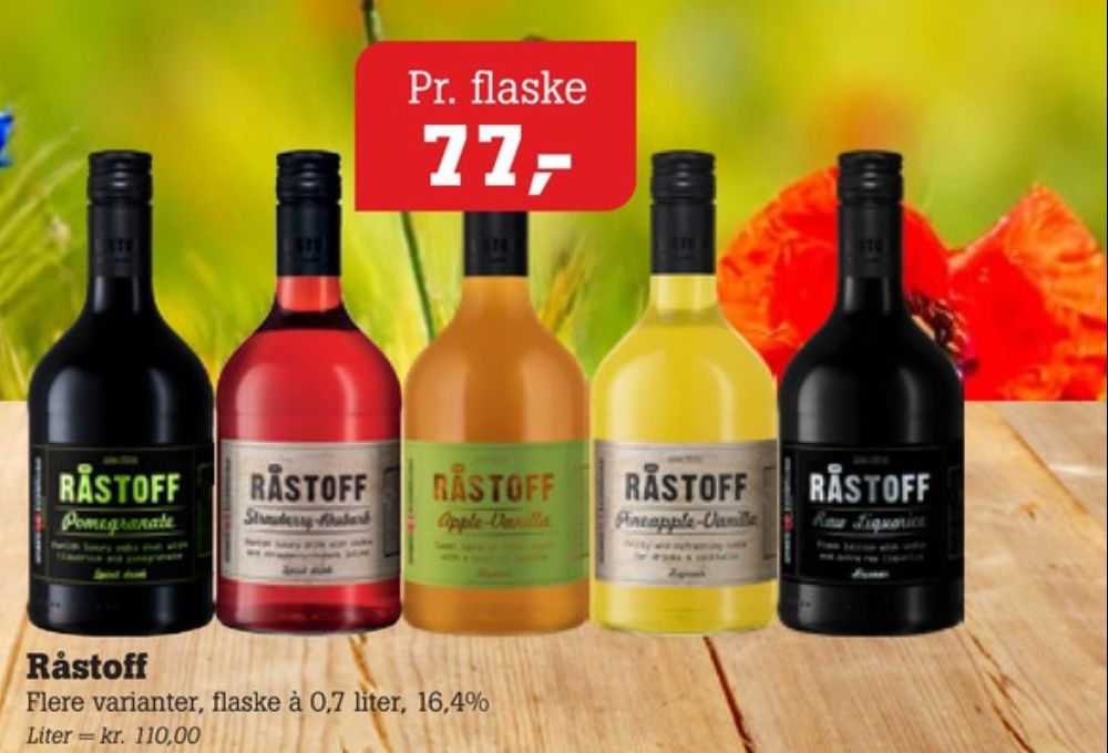 Råstoff Apple Vanilla, Shots