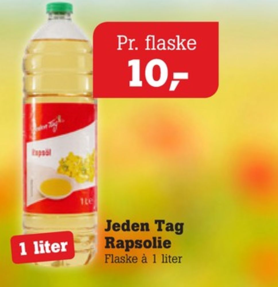 Jeden Tag, Rapsolie