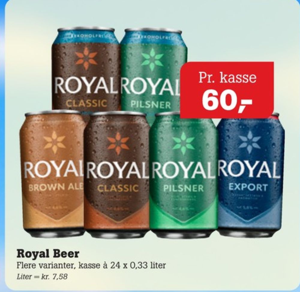 Royal Brown Ale, Øl 24 pk.
