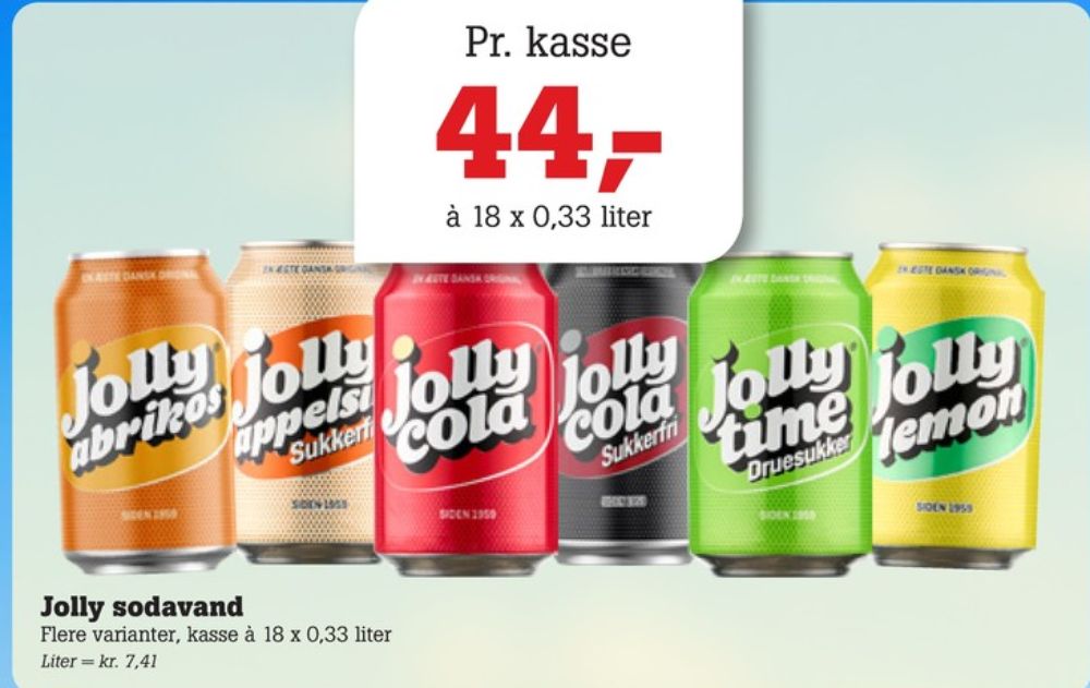 Jolly Cola Sukkerfri, Cola 18 pk.