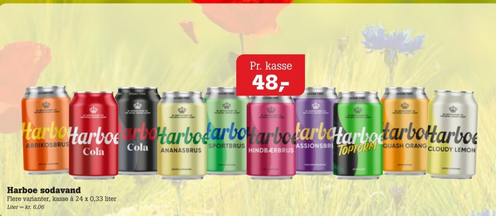 Harboe Cloudy Lemon, Sodavand 24 pk.