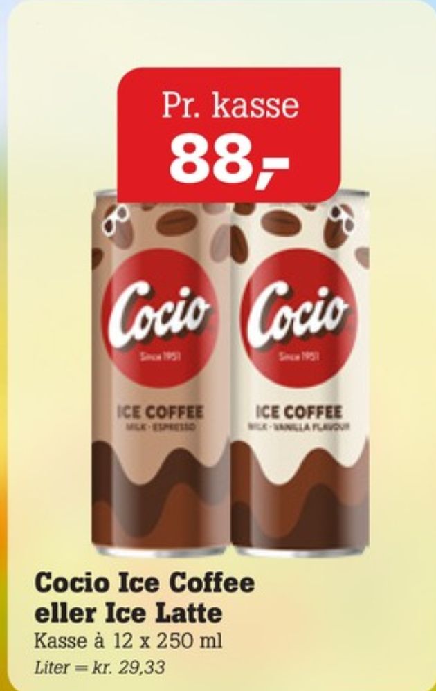 Cocio, Iskaffe