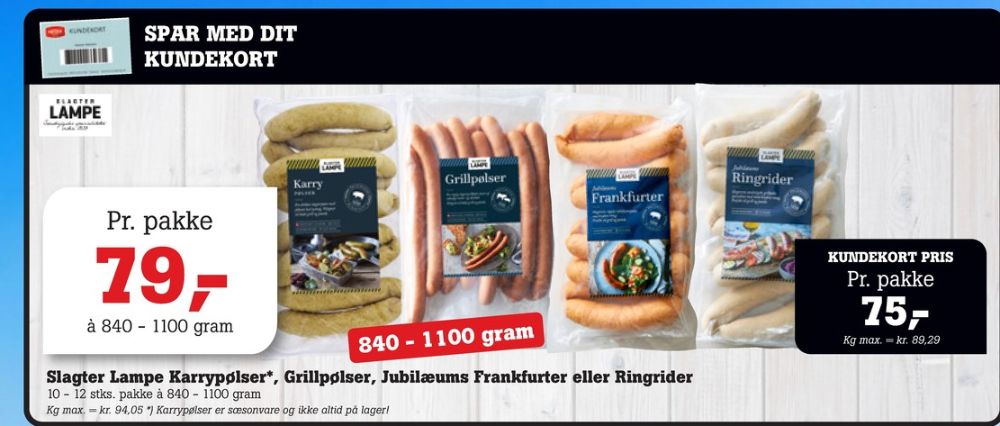 Slagter Lampe, Frankfurter