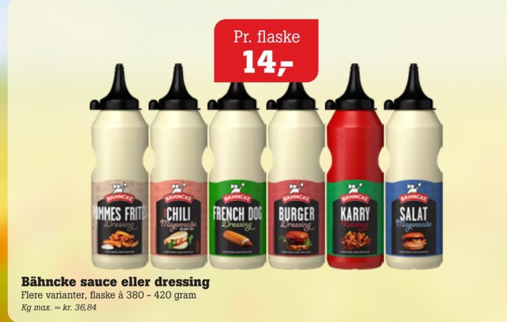 Bähncke, Pommes Frites Dressing