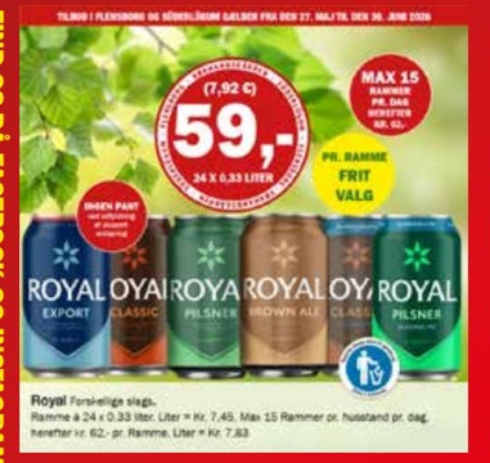 Royal Brown Ale, Øl 24 pk.