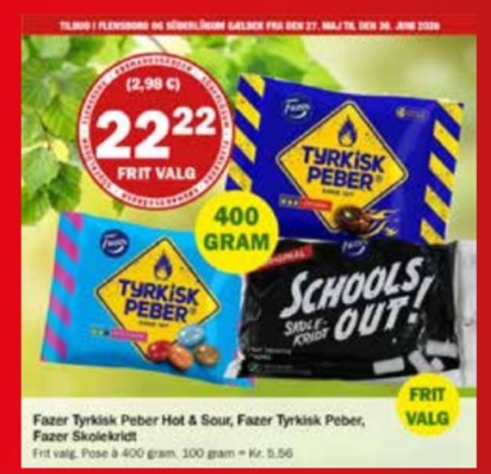 Fazer Tyrkisk Peber, Bolsjer Hot & Sour