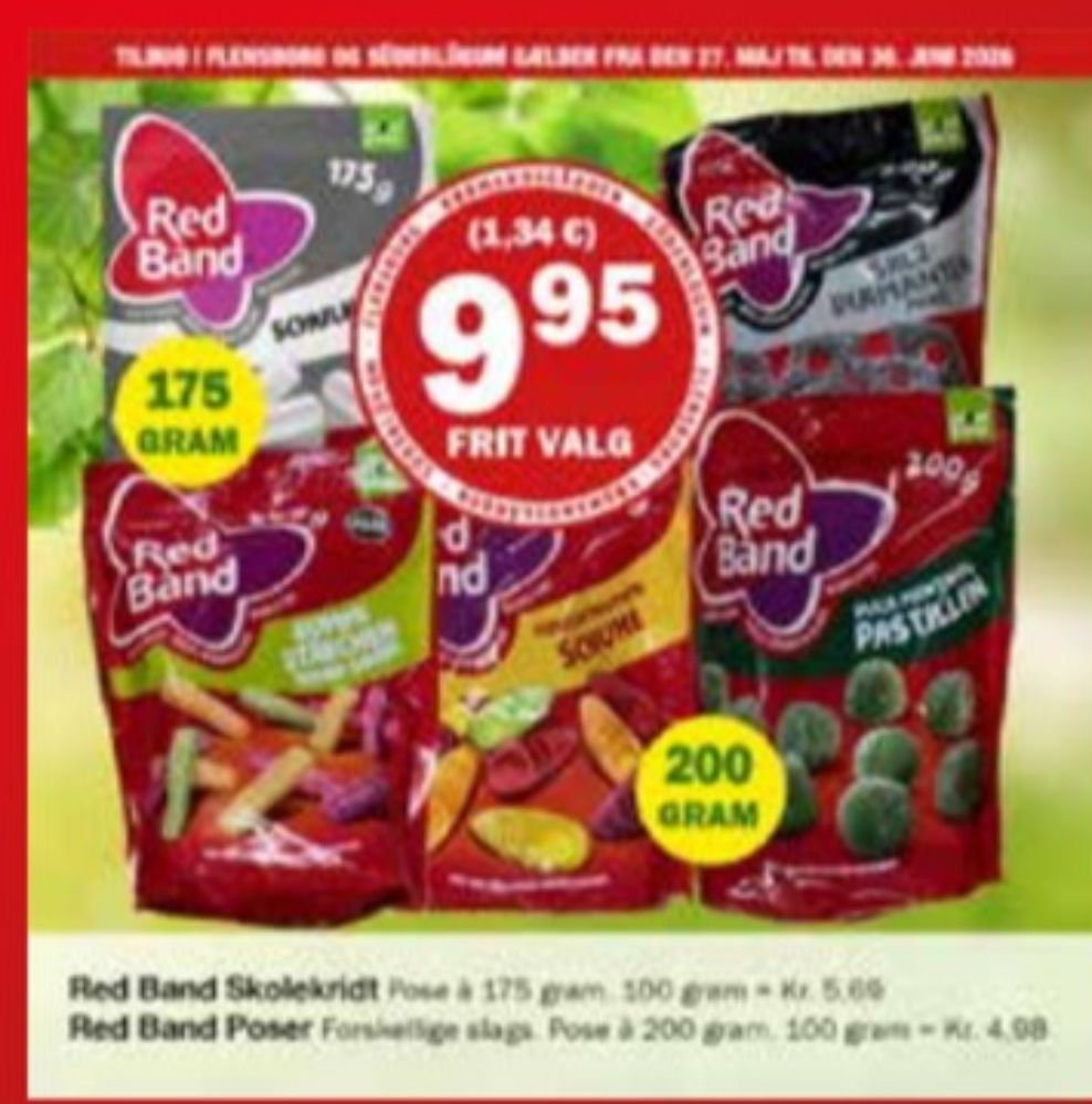 Red Band Euca Menthol Pastillen, Slikposer