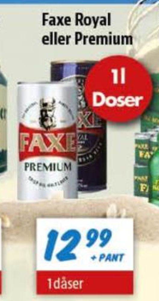 Faxe Royal, Øl