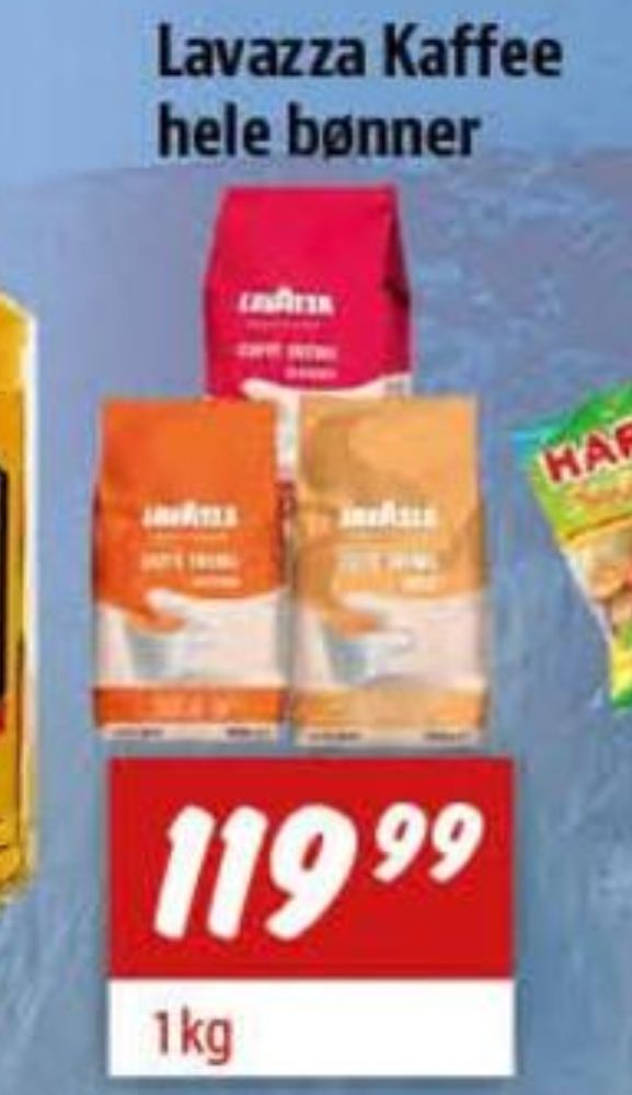 LavAzza Caffe Crema, Kaffebønner