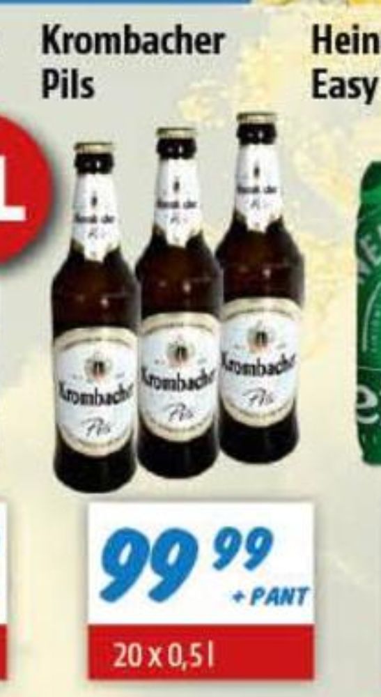 Krombacher, Øl