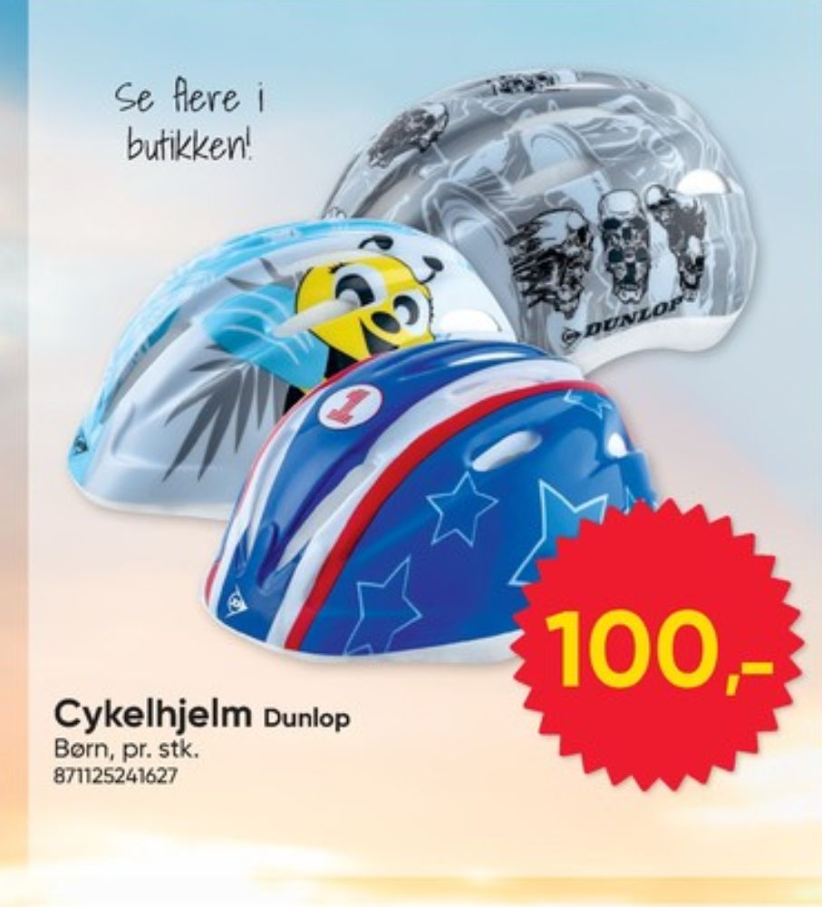 Dunlop, Cykelhjelm