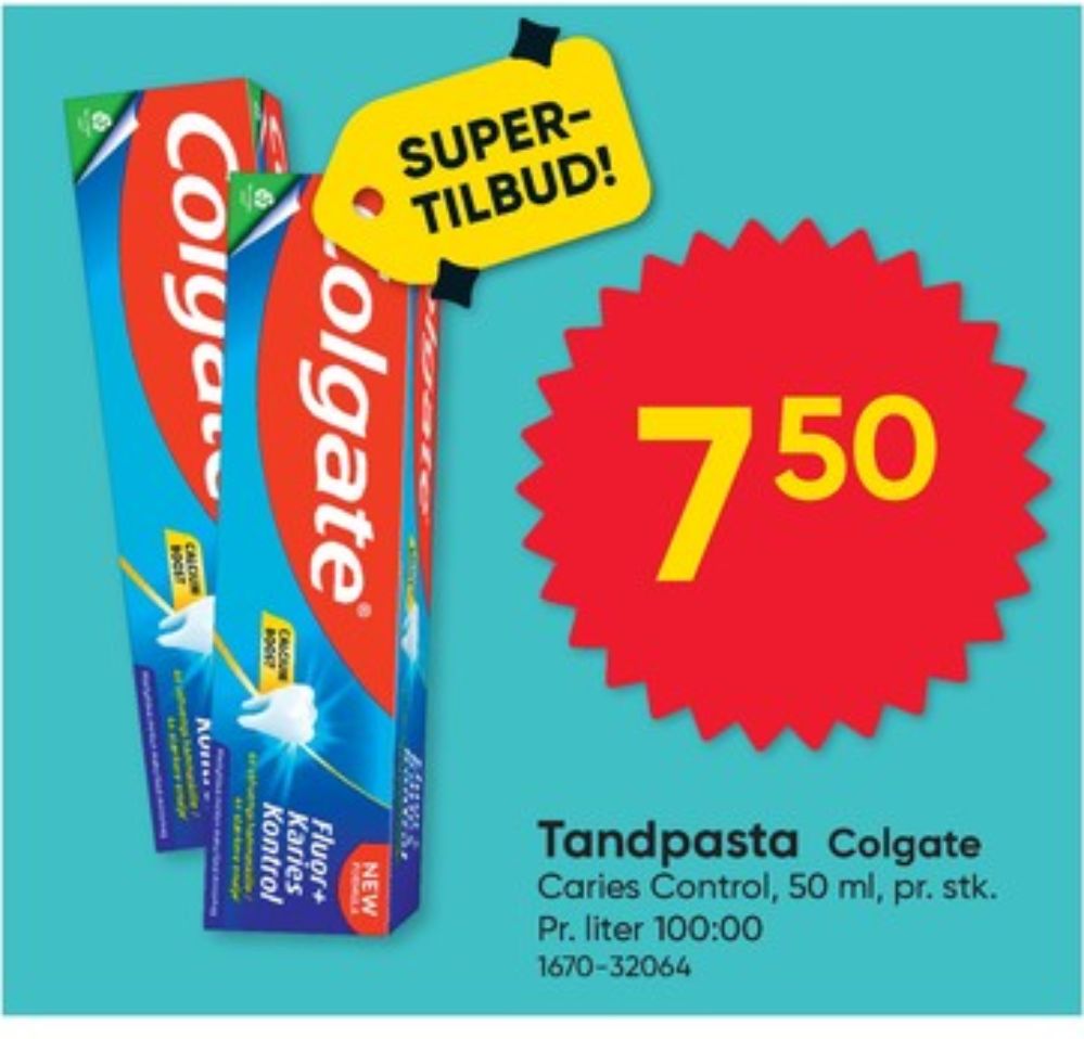 Colgate, Tandpasta