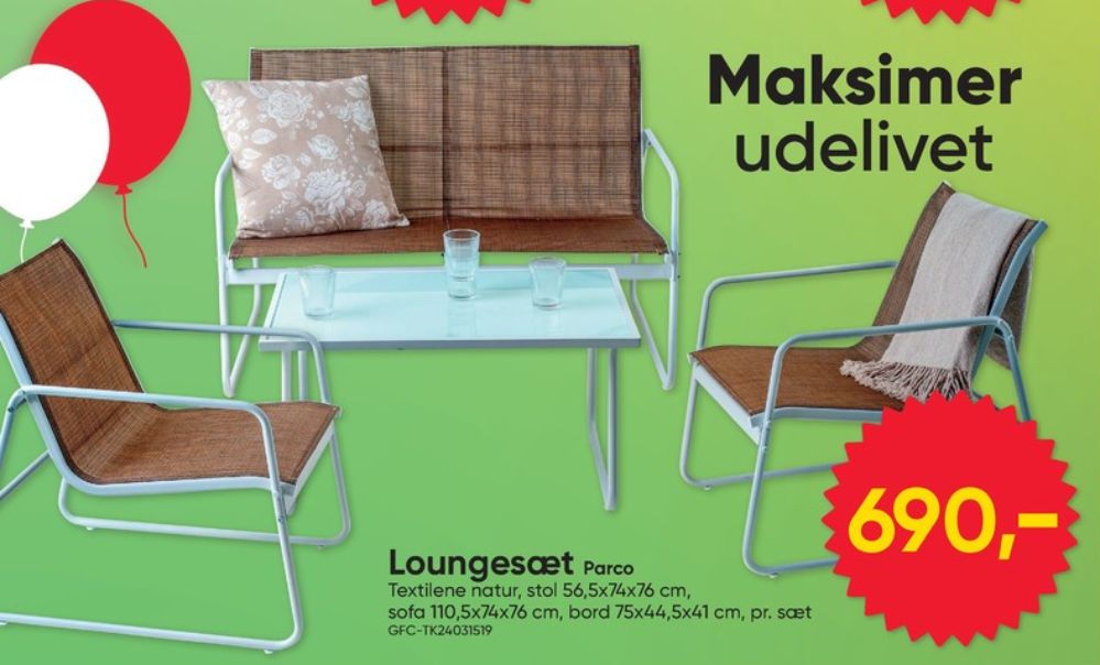 Parco, Loungesæt